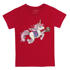 Philadelphia Phillies Tiny Turnip Youth Unicorn T-Shirt - Red