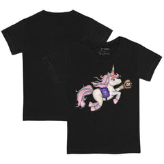 Colorado Rockies Tiny Turnip Youth Unicorn T-Shirt - Black
