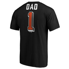 Baltimore Orioles Number One Dad T-Shirt - Black