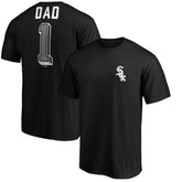 Chicago White Sox Number One Dad T-Shirt - Black