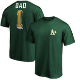 Athletics Number One Dad T-Shirt - Green