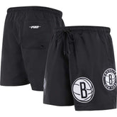 Brooklyn Nets Pro Standard Classics Woven Shorts - Black outlet