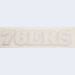 Philadelphia 76ers Pro Standard Women's Neutral Boxy Crop T-Shirt - Cream shop