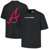 Atlanta Braves PLEASURES Ballpark T-Shirt - Black