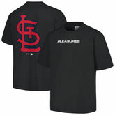 St. Louis Cardinals PLEASURES Ballpark T-Shirt - Black