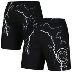 Chicago Cubs PLEASURES Lightning Shorts - Black