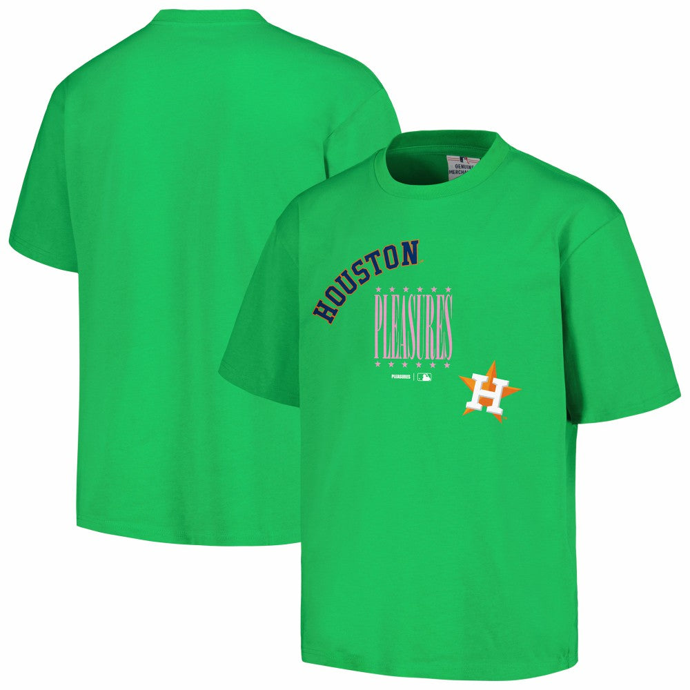 Houston Astros PLEASURES Repurpose T-Shirt - Green