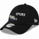 Tottenham Hotspur New Era Triple Wordmark 9FORTY Adjustable Hat - Black | New Era for sale