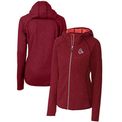 Baltimore Orioles Cutter & Buck Women's Americana Logo Mainsail Sweater-Knit Full-Zip Hoodie - Cardinal
