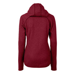 Baltimore Orioles Cutter & Buck Women's Americana Logo Mainsail Sweater-Knit Full-Zip Hoodie - Cardinal