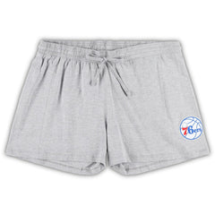 Philadelphia 76ers Women's Plus Size T-Shirt & Shorts Combo Set - Royal/Heather Gray | Fanatics on sale