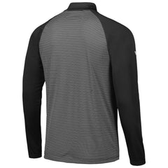 Chicago White Sox Levelwear Charter Striped Raglan Quarter-Zip Top - Black