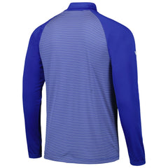 Los Angeles Dodgers Levelwear Charter Striped Raglan Quarter-Zip Top - Royal