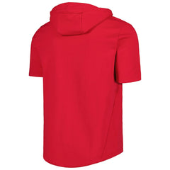St. Louis Cardinals Levelwear Recruit Full-Zip Short Sleeve Hoodie - Red