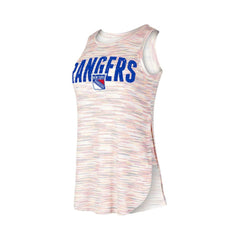 New York Rangers Concepts Sport Women's Sunray Multicolor Tri-Blend Tank Top