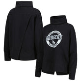 Los Angeles Dodgers Levelwear Women's Sunset Farm Team Pullover Sweatshirt - Black
