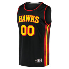 Atlanta Hawks Youth Fast Break Replica Custom Jersey - Statement Edition - Black | Fanatics sale