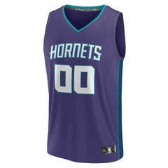 Charlotte Hornets Youth Fast Break Replica Custom Jersey - Statement Edition - Purple | Fanatics cheap