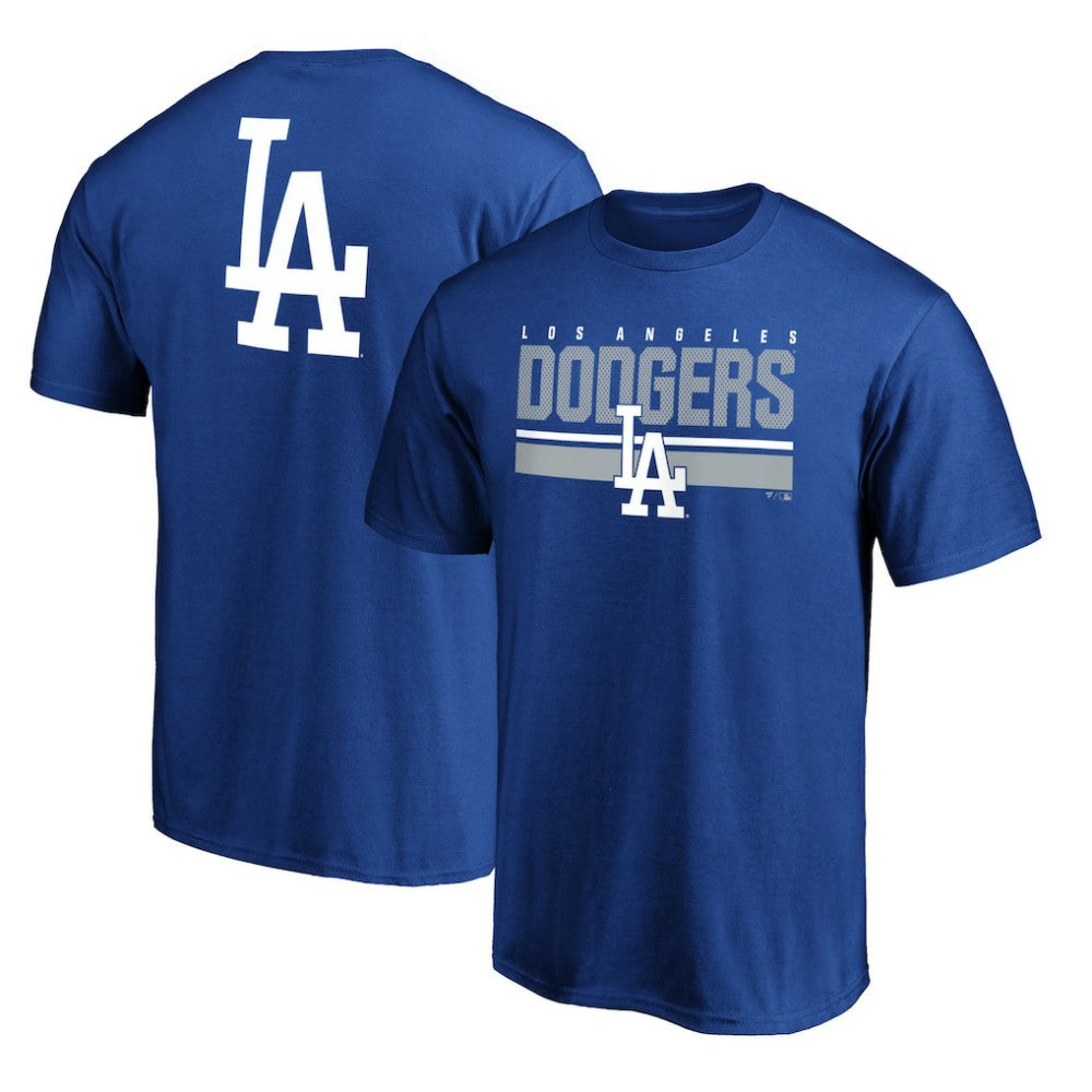 Los Angeles Dodgers End Game Team Wordmark T-Shirt - Royal