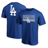 Los Angeles Dodgers End Game Team Wordmark T-Shirt - Royal