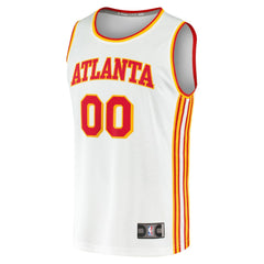 Atlanta Hawks Fast Break Custom Replica Jersey - Association Edition - White | Fanatics for sale