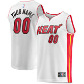 Miami Heat Fast Break Custom Replica Jersey - Association Edition - White | Fanatics cheap