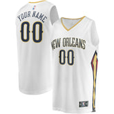 New Orleans Pelicans Unisex Custom Fast Break Jersey - Association Edition - White | Fanatics shop