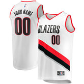 Portland Trail Blazers Fast Break Custom Replica Jersey - Association Edition - White | Fanatics discount