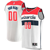 Washington Wizards Fast Break Custom Replica Jersey - Association Edition - White | Fanatics shop