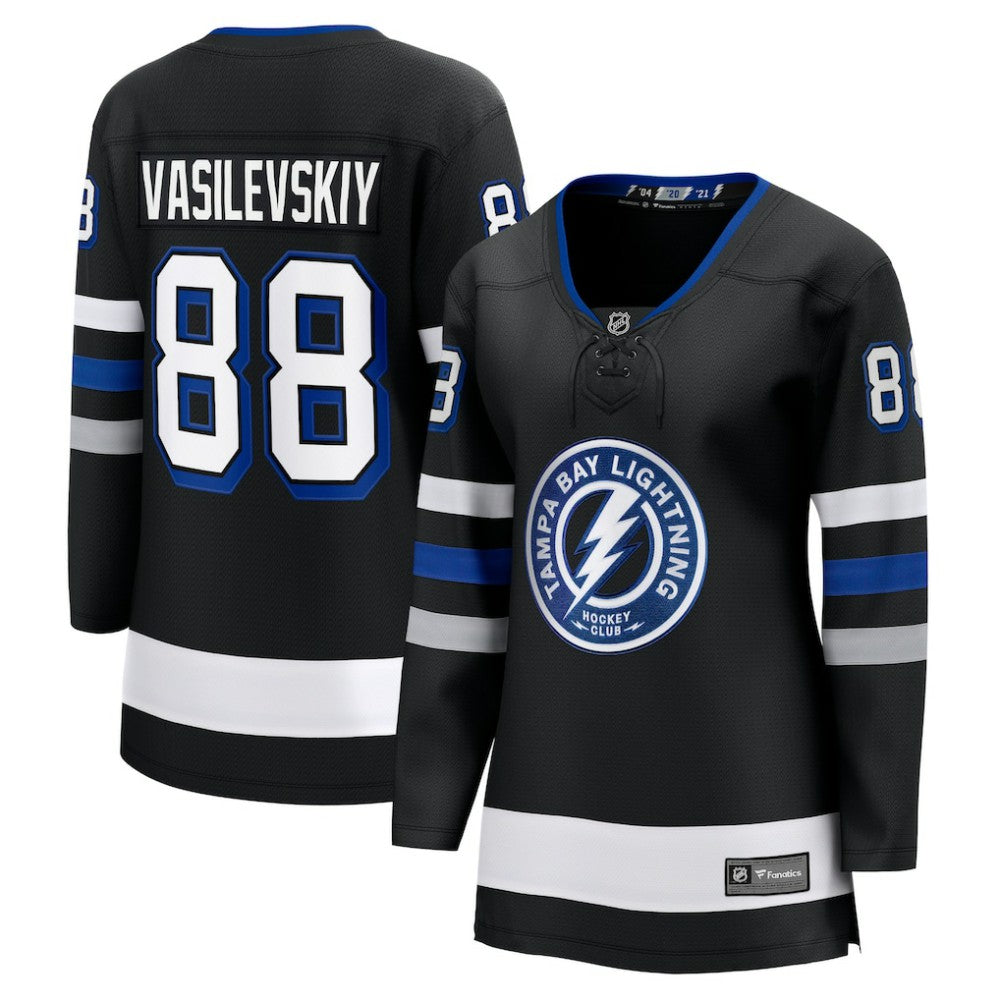 Andrei Vasilevskiy Tampa Bay Lightning Fanatics Women's Breakaway Jersey Black