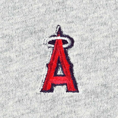 Los Angeles Angels johnnie-O Alsen Raglan Long Sleeve T-Shirt - Red/Heather Gray