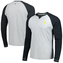 San Diego Padres johnnie-O Alsen Raglan Long Sleeve T-Shirt - Charcoal/Heather Gray