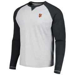 San Francisco Giants johnnie-O Alsen Raglan Long Sleeve T-Shirt - Charcoal/Heather Gray