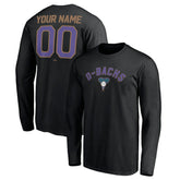 Arizona Diamondbacks Personalized Cooperstown Collection Winning Streak Long Sleeve T-Shirt - Black