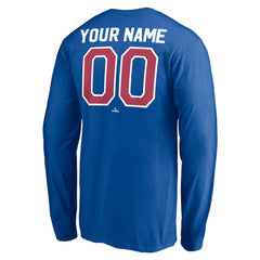 Atlanta Braves Personalized Cooperstown Collection Winning Streak Long Sleeve T-Shirt - Royal