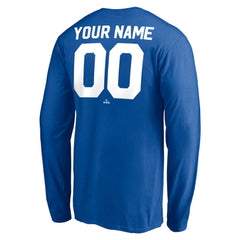 Los Angeles Dodgers Personalized Cooperstown Collection Winning Streak Long Sleeve T-Shirt - Royal