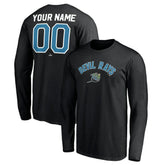 Tampa Bay Rays Personalized Cooperstown Collection Winning Streak Long Sleeve T-Shirt - Black