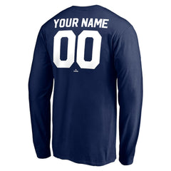 Chicago White Sox Personalized Cooperstown Collection Alternate Winning Streak Long Sleeve T-Shirt - Navy