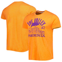 Phoenix Suns Homage Unisex Hometown Hyper Local Tri-Blend T-Shirt - Orange discount