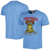 Philadelphia 76ers Homage Unisex Hometown Hyper Local Tri-Blend T-Shirt - Light Blue online