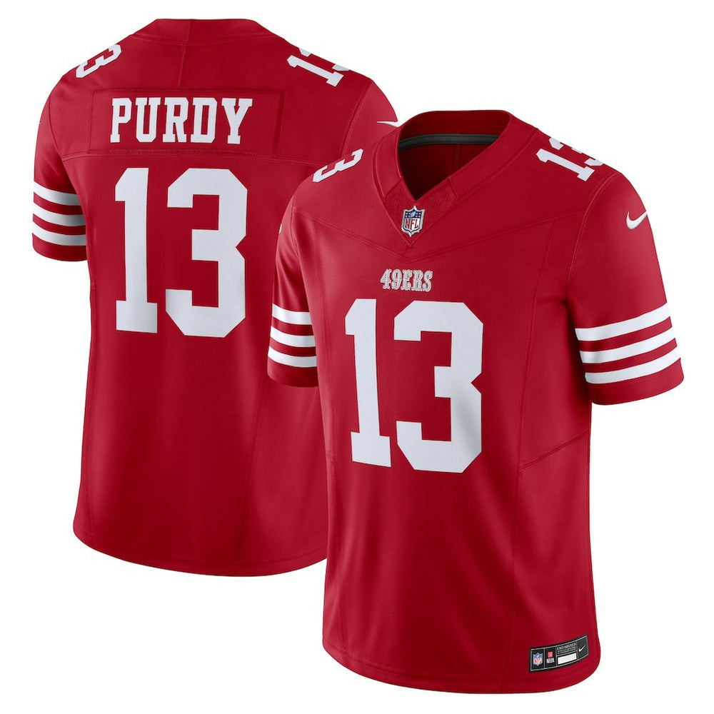 Brock Purdy San Francisco 49ers Vapor F.U.S.E. Limited Jersey - Scarlet | Nike on sale