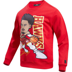 Trae Young Atlanta Hawks Pro Standard Avatar Pullover Sweatshirt - Red shop