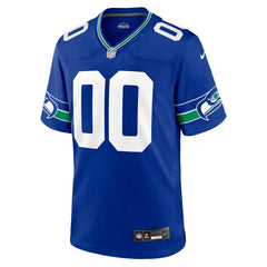 Seattle Seahawks Throwback Custom Jersey - Royal | Nike cheap