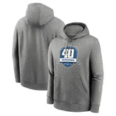 Indianapolis Colts 40th Anniversary Club Pullover Hoodie - Heather Gray | Nike discount