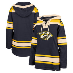 Nashville Predators '47 Women's Superior Lacer Pullover Hoodie Navy