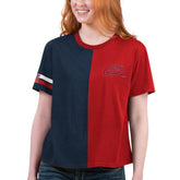 St. Louis Cardinals Starter Women's Power Move T-Shirt - Red/Navy