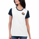 Houston Astros G-III 4Her by Carl Banks Women's Illustration Ringer T-Shirt - White