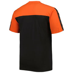 Baltimore Orioles Big & Tall Yoke Knit T-Shirt - Orange/Black