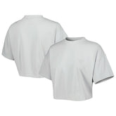 Chicago Bulls Lusso Women's Nola Faded Tonal Cropped T-Shirt sale - Gray online