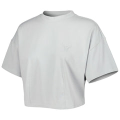 Chicago Bulls Lusso Women's Nola Faded Tonal Cropped T-Shirt sale - Gray online